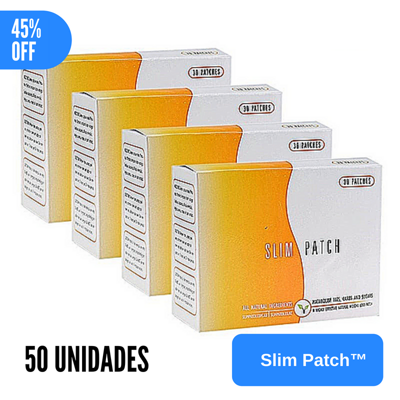 Slim Patch™ ORIGINAL - Adesivo Detox Para Emagrecimento - 100% Natural + Brinde Especial