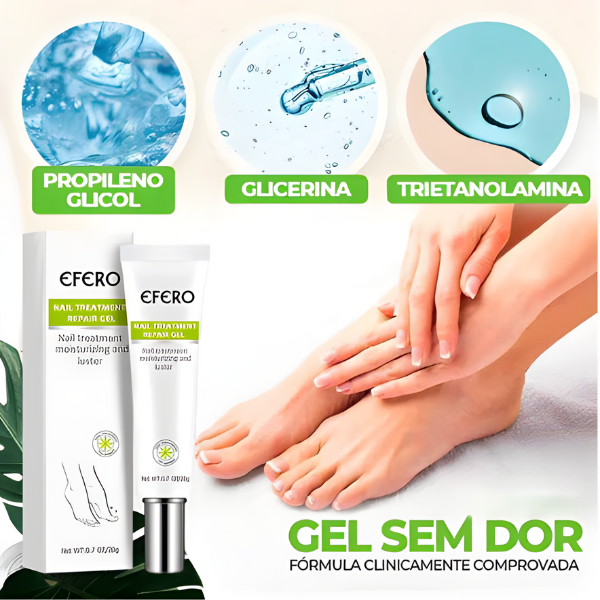 Efero Nails - Removedor de Fungos/Micoses + Fortalecimento das Unhas |COMPRE 2 LEVE 3| Frete Grátis