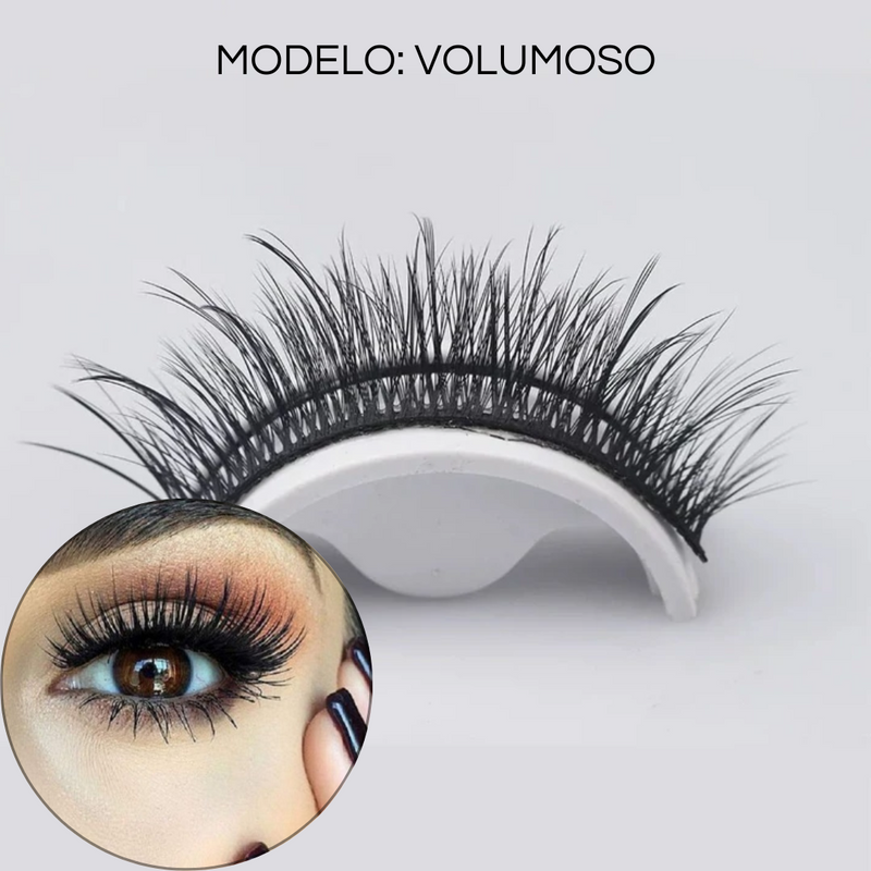 Cílios Autoadesivos Glamour™ | Pague 1 e Leve 2 Pares