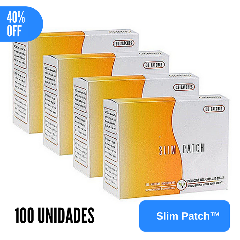 Slim Patch™ ORIGINAL - Adesivo Detox Para Emagrecimento - 100% Natural + Brinde Especial