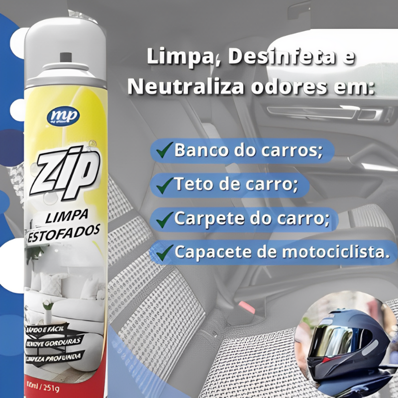 ZIP Limpa Estofados | PROMOÇÃO | + 1 UNIDADE