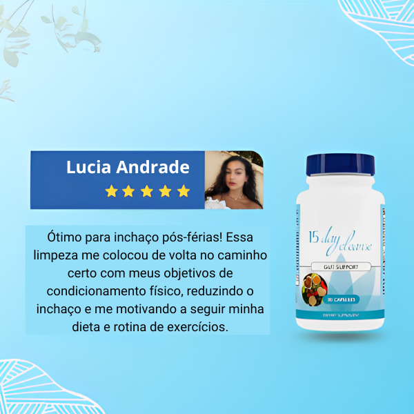 COMPRE 1 LEVE 2 - Cápsulas 15 Days 60 cáps - Tratamento Completo | Frete Grátis