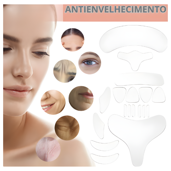 LipoFace™ - Adesivos Reutilizáveis Anti Rugas - O SEGREDO DAS FAMOSAS