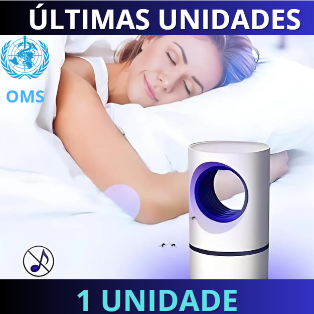 Mosquiteiro Elétrico UV Portátil  - COMBATE A DENGUE  | COMPRE 1 LEVE 2 | Frete Grátis