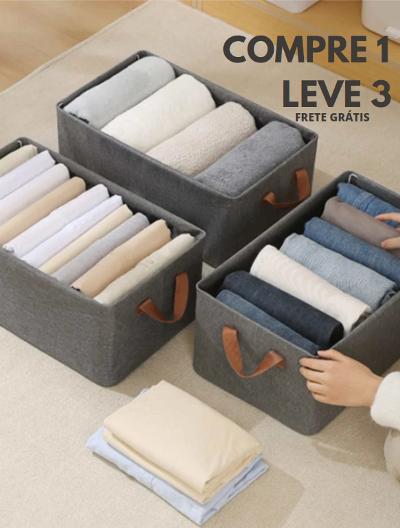 COMPRE 1 LEVE 3 - AlgodonBox: Caixas Dobráveis de Algodão
