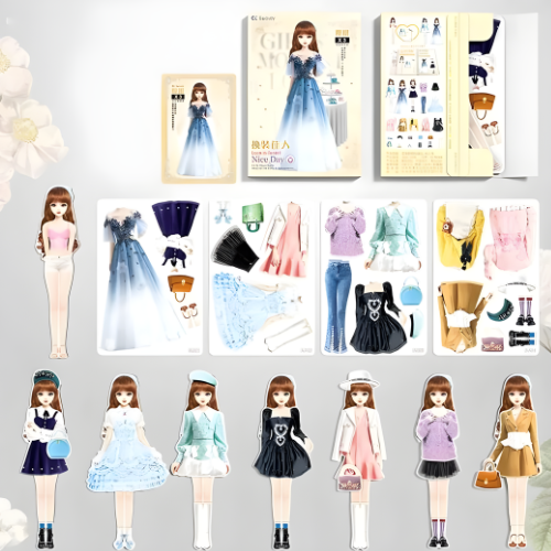 KIDS MAGNETIC FASHION - Bonecas Magnéticas para Vestir - O PRESENTE IDEAL